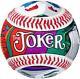 The Joker Batman Themed Baseball Art by Mike Floyd #1 of Limited Edition 1