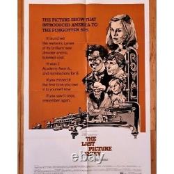 The Last Picture Show (1971) 1974 Reissue Movie Poster 27x41 Folded Jeff Bridges