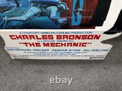 The Mechanic, Original Stand Up Cardboard Movie Theater Sign Poster 1972, In Box