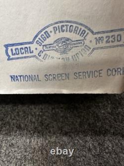 The Mechanic, Original Stand Up Cardboard Movie Theater Sign Poster 1972, In Box