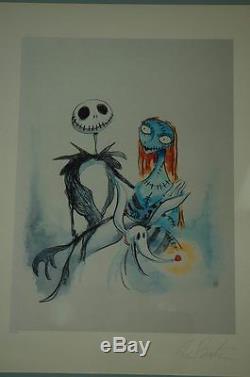 The Nightmare Before Christmas GICLEE SUITE Art Prints Hand Signed by TIM BURTON