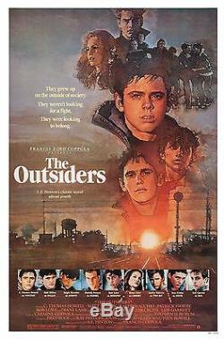 The Outsiders (1983) Original Movie Poster Rolled David Grove Artwork