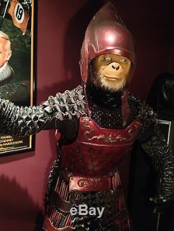 The Planet of the Apes (2001) Chimpanzee Soldier Lifesize Movie Prop Display