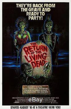 The Return Of The Living Dead (1985) Original Movie Poster Rolled