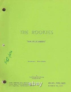 The RookiesFrom Out of Darkness (1975) Original Script Kate jackson