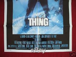 The Thing 1982 Original Movie Poster 1sh John Carpenter Autographed Halloween