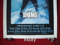The Thing 1982 Original Movie Poster Never Folded Linen Backed Mondo Halloween