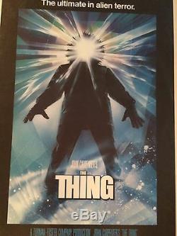 The Thing 1982 Original Movie Poster Rolled Horror Sci-Fi John Carpenter