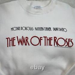 The War Of The Roses 80's RARE! Vintage Original Movie Promotional Sweatshirt