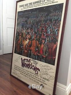 The Warriors 1979 Original 1 Sheet Movie Poster. Signed