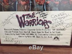 The Warriors 1979 Original 1 Sheet Movie Poster. Signed