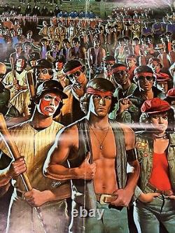 The Warriors Original Movie Poster 1979 Folded 27x41