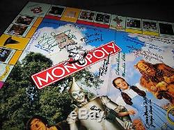 The Wizard of Oz MONOPOLY autographed 18 cast members classic board game RARE