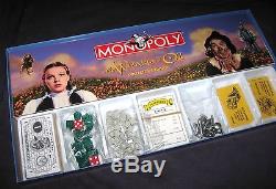 The Wizard of Oz MONOPOLY autographed 18 cast members classic board game RARE