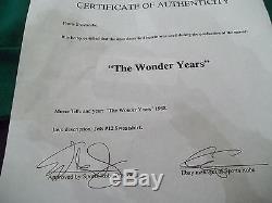 The Wonder Years 1988 Ny Jets Sweatshirt Screen Used Prop+coa Joe Namath Tv Show