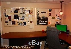 The X Files Mulder's screen used prop bulletin boards