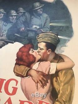 The big parade 1925 Original Movie Poster mgm picture John gilbert Renee Adoree