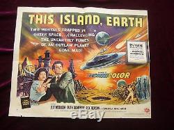 This Island Earth Original Poster 1954 Universal Sci-Fi Jeff Morrow Domergue