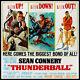 Thunderball Sean Connery As James Bond 1965 Six-sheet Billboard Movie Poster