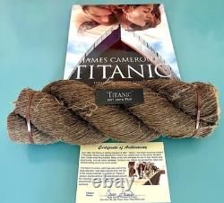 Titanic Movie Prop Screen-Used Rope. Large Piece withsigned LOA. Known collector