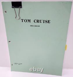 Tom Cruise Manuscript From Jerry Maguire Cameron Crow July 1995