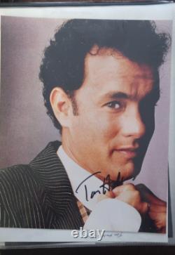 Tom Hanks Big 8x10 Original Autograph Photo COA Authentic Movie Memorabilia