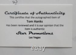 Tom Hanks Big 8x10 Original Autograph Photo COA Authentic Movie Memorabilia