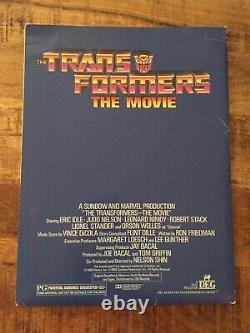 Transformers The Movie (1986) Vintage Original Promotional Media Press Kit