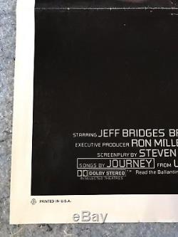 Tron 1982 Original 1 Sheet Movie Poster 27 x 41 (F/VF+) Jeff Bridges Sci-Fi