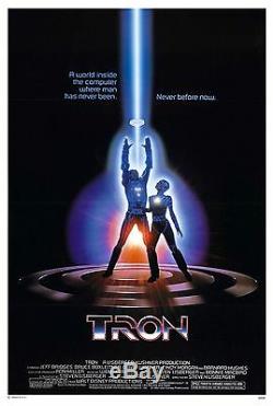Tron (1982) Original Movie Poster Tri-folded