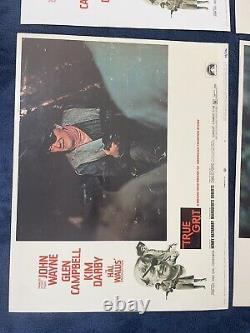 True Grit 1969 John Wayne Set Of 7 Authentic Lobby Cards 11x14 Movie Memorabilia