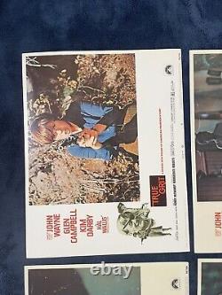 True Grit 1969 John Wayne Set Of 7 Authentic Lobby Cards 11x14 Movie Memorabilia