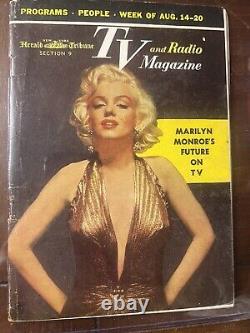 Tv And Radio Magazine 8/14/55 Marilyn Monroe Cover Great Photo Nice Copy! Rare