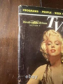 Tv And Radio Magazine 8/14/55 Marilyn Monroe Cover Great Photo Nice Copy! Rare