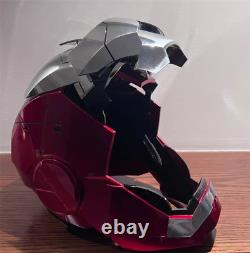 US! Autoking Iron Man MK5 1/1 Helmet Mask Wearable Voice-control Transform Mask