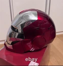 US! Autoking Iron Man MK5 1/1 Helmet Mask Wearable Voice-control Transform Mask