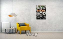 Universal Monsters, Dracula, Frankenstein original hand painted design PRINT