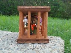 Unofficial MIDSOMMAR BEAR IN A CAGE FIGURE a24 handmade Life is Terrible Toys
