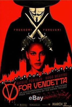 V for Vendetta Screen used Wig & Hat Prop Original COA Warner Propstore NO MASK