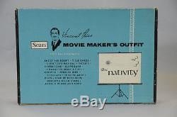 VINCENT PRICE Sears MOVIE MAKER'S OUTFIT Nativity Kit 1964 COMPLETE with BOX Rare