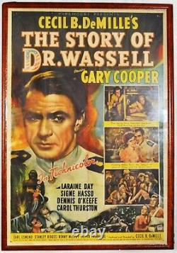 VINTAGE GARY COOPER The Story Of Dr. Wassell ORIGINAL 27X41 1944 Movie Poster