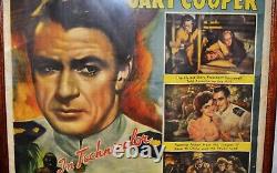 VINTAGE GARY COOPER The Story Of Dr. Wassell ORIGINAL 27X41 1944 Movie Poster