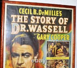 VINTAGE GARY COOPER The Story Of Dr. Wassell ORIGINAL 27X41 1944 Movie Poster
