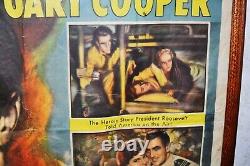 VINTAGE GARY COOPER The Story Of Dr. Wassell ORIGINAL 27X41 1944 Movie Poster