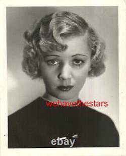 VINTAGE Isabel Jewell GORGEOUS BEAUTY 30s DBW MGM PublicityPortrait RUSSELL BALL