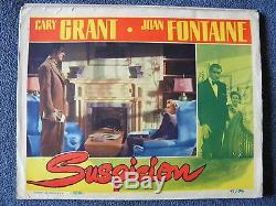 Vintage Original 1941 Suspicion Lobby Cary Grant Joan Fontaine 41/316