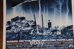 VINTAGE Pet Sematary 1989 Original Movie Poster 27x41 Stephen King