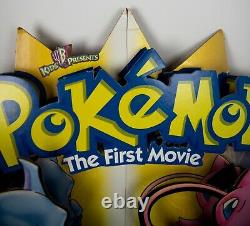 VTG Pokemon The First Movie Store Theater Display RARE Nintendo Warner Brothers