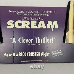 VTG Scream Horror Movie Standee Blockbuster Display 90s Neve Campbell Wes Craven