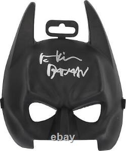 Val Kilmer Autographed Batman Replica Mask with Batman Inscription BAS